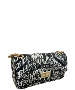 Graffiti Diamond Quilted Jelly Bag 7136